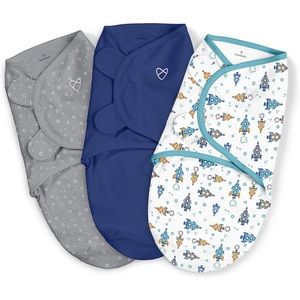 SwaddleMe by Ingenuity Large Baby Swaddle Bundle